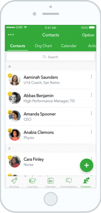 Collaborate and complete tasks with the Coach's Companion app